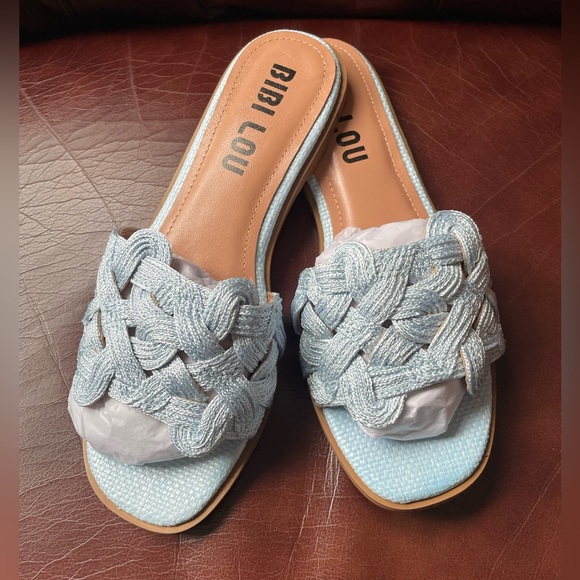 NIB Bibi Lou Liana Slide Sandals x Anthropologie - Picture 6 of 6